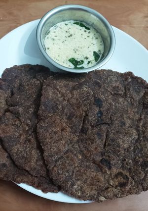 ராகி சாஃப்ட் சப்பாத்தி(ragi chapati recipe in tamil) செய்முறை முக்கிய புகைப்படம்