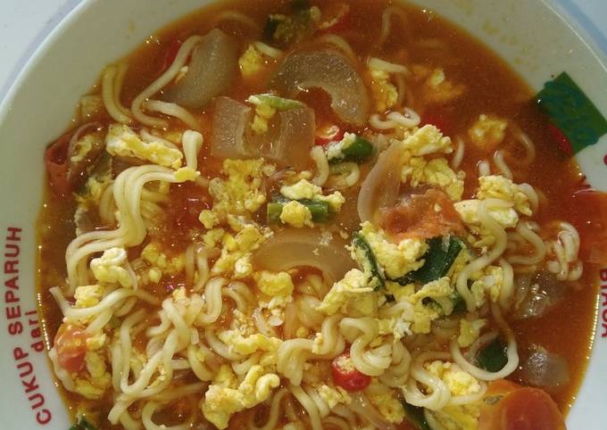 Anti Ribet, Memasak Indomie tektek kuah Rumahan