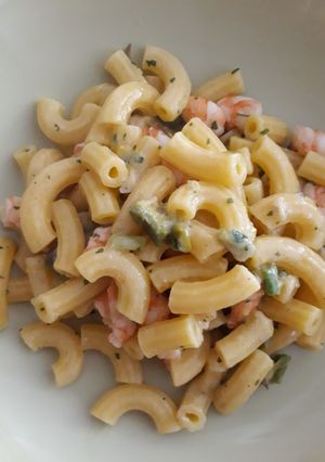 Foto di Rigatoni gamberi e asparagi