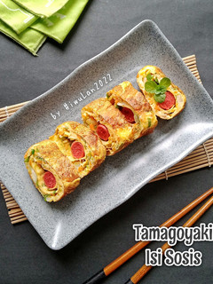 Foto resep Tamagoyaki Isi Sosis
