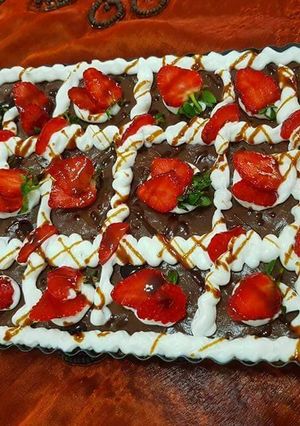 صورة لوصفة كيكة البسكويت