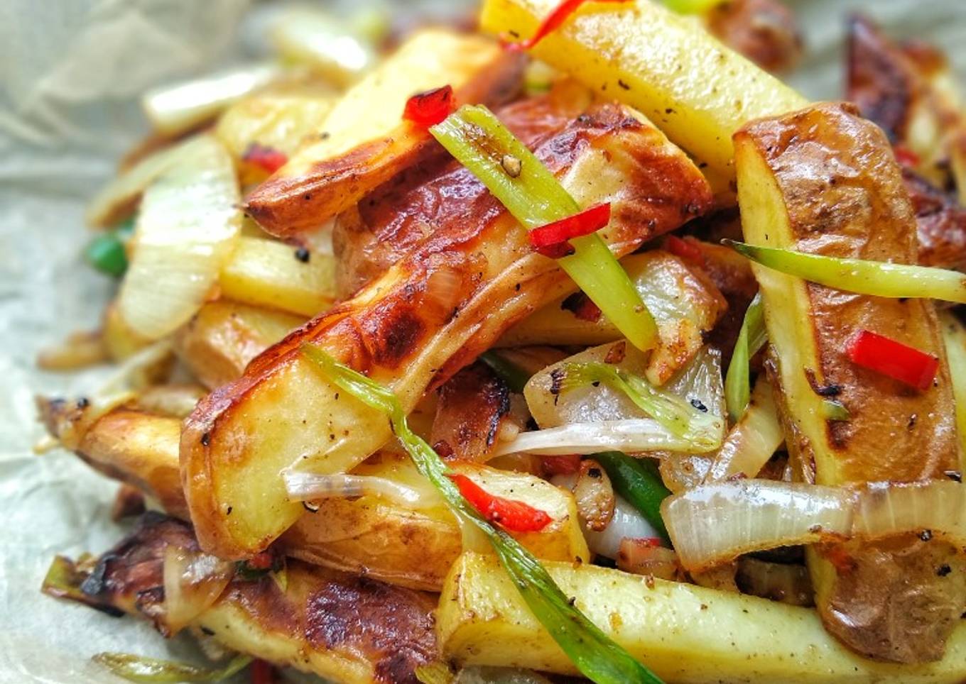 Salt & Pepper Chips (Chinese Takeaway Style)