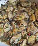 Cholgas frescas(mejillones) olor a mar invade la casa..