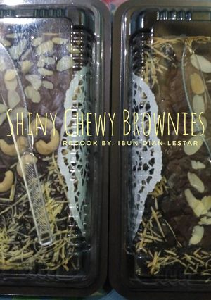 Foto resep Shiny Chewy Brownies