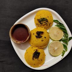 A picture of Gram flour (Besan) Idli.