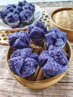 Foto resep Bolu kukus ubi ungu