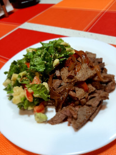 Una foto de Bistec