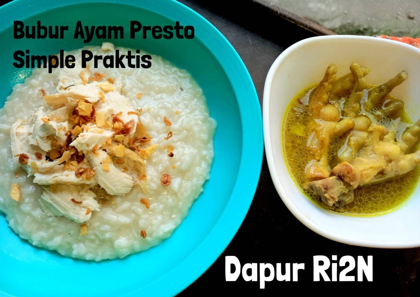 Bubur Ayam Presto Simple Praktis