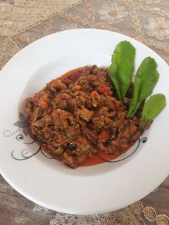 عکسی از دستور خوراک قارچ و گوشت رژیمی