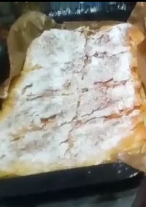A picture of Bougatsa with Puff Pastry, Delicious!.