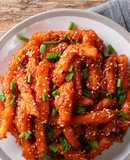 Honey chilli potato