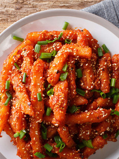 A picture of Honey chilli potato.