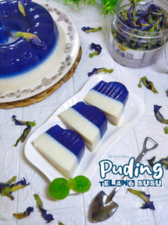 Foto resep Puding Telang Susu