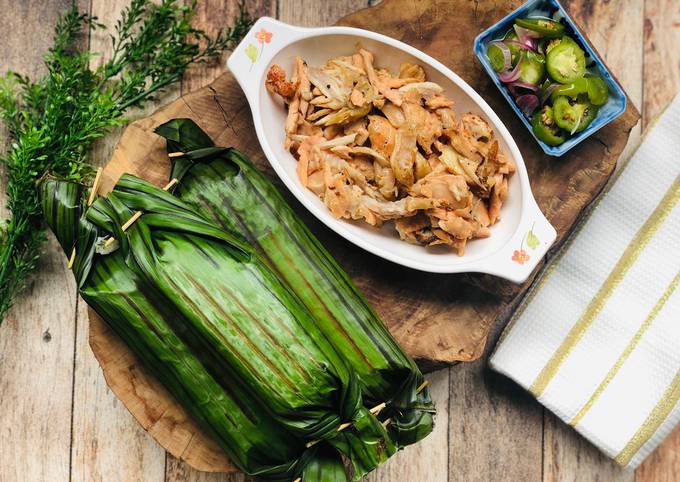 Nasi Bakar Salmon Cilantro