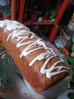 Una foto de Budín de Manzanas