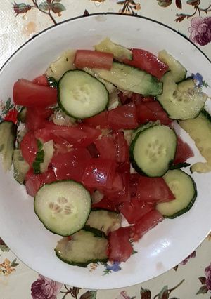 O poză a rețetei Salată de slăbit.