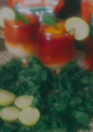 A picture of Falsa and orange cocktail #ramadankitayari #summerdrinks.