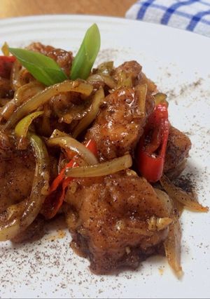 Foto resep Chicken black pepper