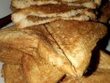 Toast with meat