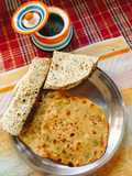 GREEN GARLIC PARATHA (Sindhi style Hara lahsun paratha)