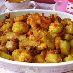 A picture of Balado kentang udang telur puyuh.