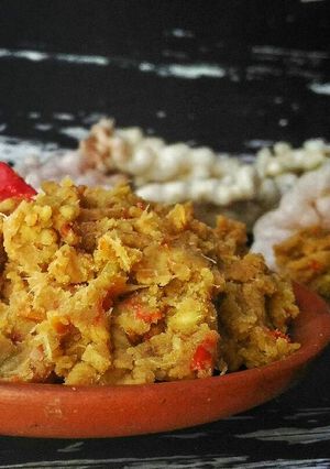 Foto resep Sambal telo/ketela buat colekan kerupuk miskin 😄