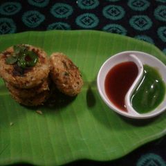 A picture of Oats tikki.