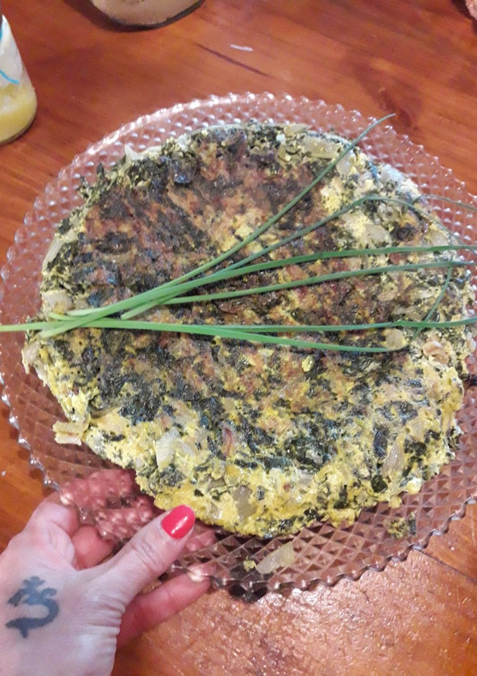 Una foto de Tortilla de acelga