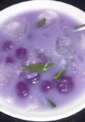 Foto resep ES Biji salak ubi ungu