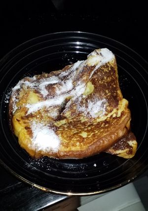 A picture of Nutella and Sugar French Toast Sandwich.