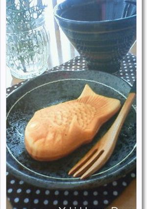 A picture of Chewy Taiyaki with Pancake Mix.