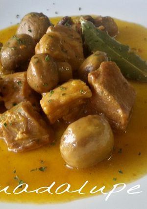 Foto principal de Magro con cebolla dulce y champiñones en gme y gmf y tradiconal