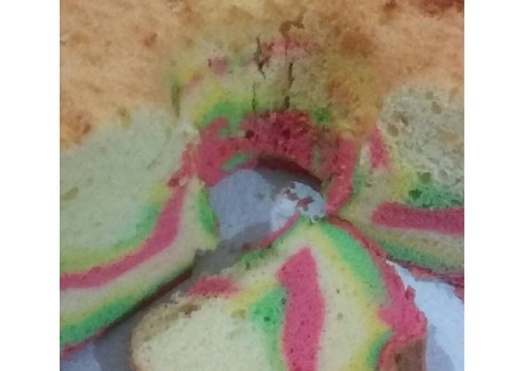 Resep Chiffon Warna Warni yang Bikin Ngiler