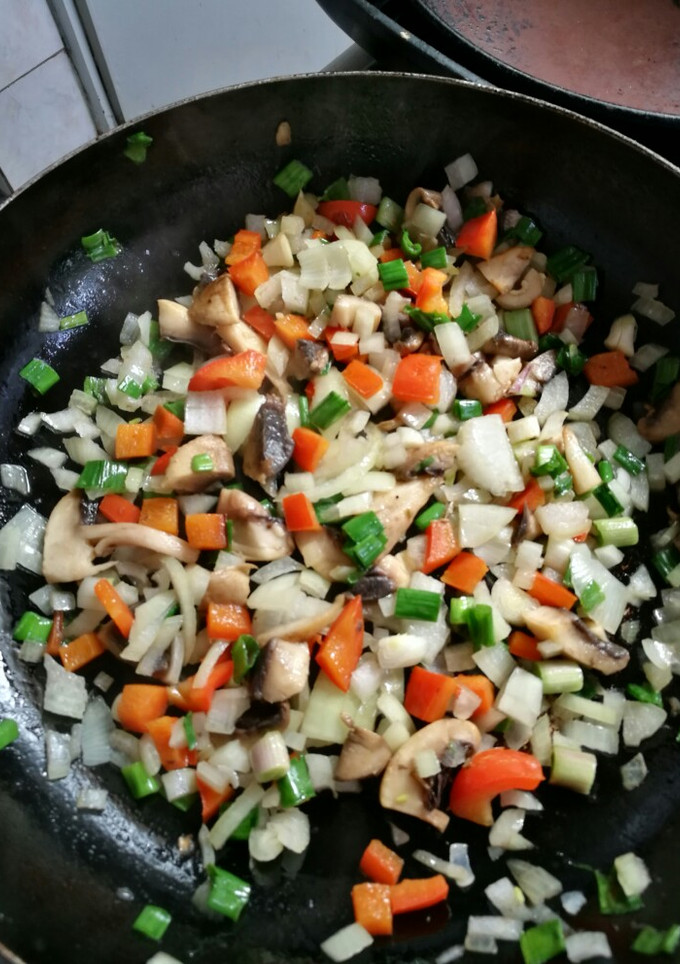 Una foto de Tarta de mix verduras