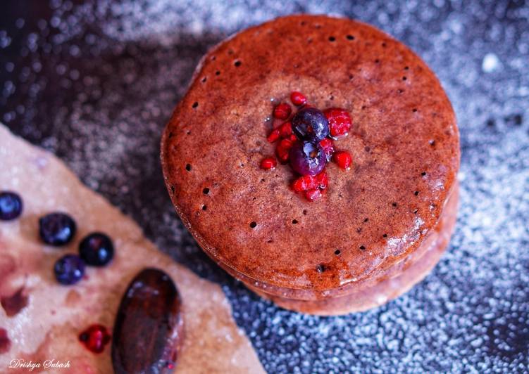 Steps to Prepare Perfect Multigrain Chocolate Pancake