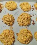 Galletas ligeras de avena y plátano