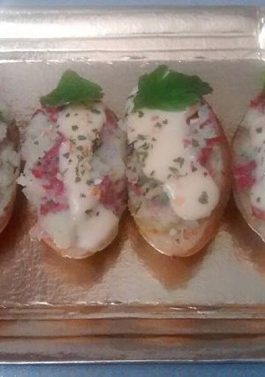 Una foto de Papas rellenas