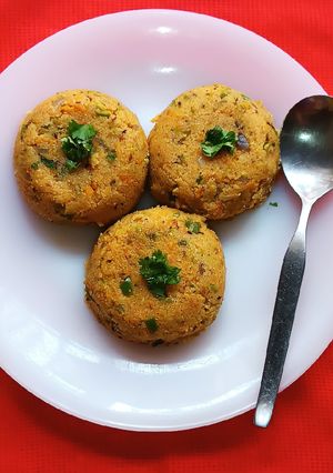 A picture of Vegetable Upma.