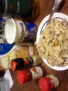 A picture of Beef Stroganoff.