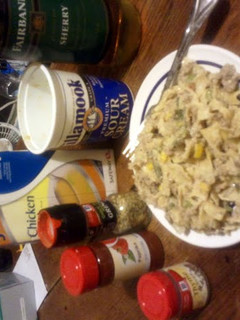 A picture of Beef Stroganoff.