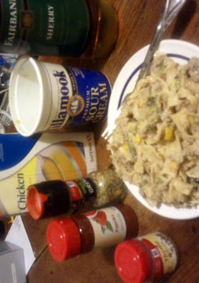 A picture of Beef Stroganoff.