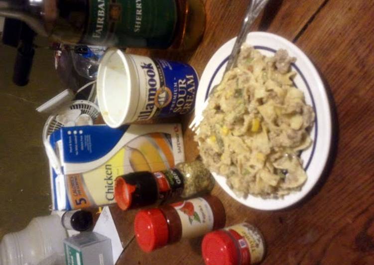 Easiest Way to Prepare Homemade Beef Stroganoff