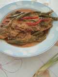 Selais patin gulai kacang panjang