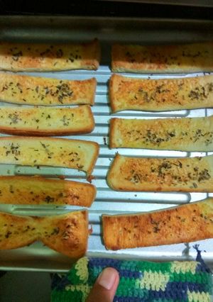 Foto resep Sticky Garlic Bread