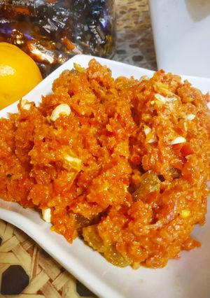 A picture of Carrot Halwa (without milk/mawa).