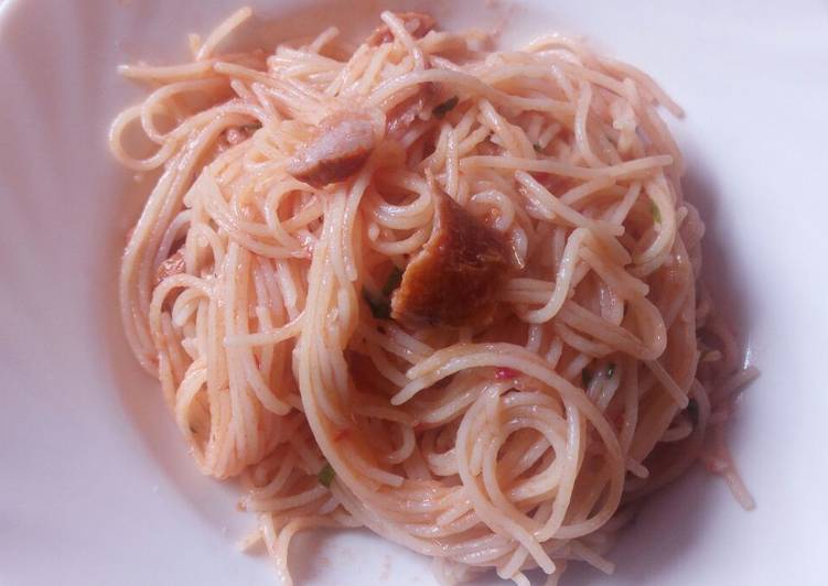 Recipe of Homemade Spaghetti with sausage