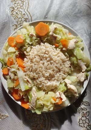 รูปของ ผัดกะหล่ำปลีอกไก่