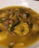 Sopa de mollejas