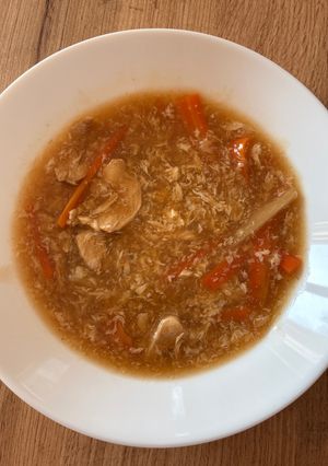 Kínai csípős savanyú leves recept fotója
