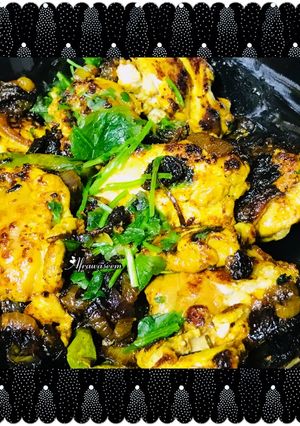 A picture of Mutton brain stir fried.